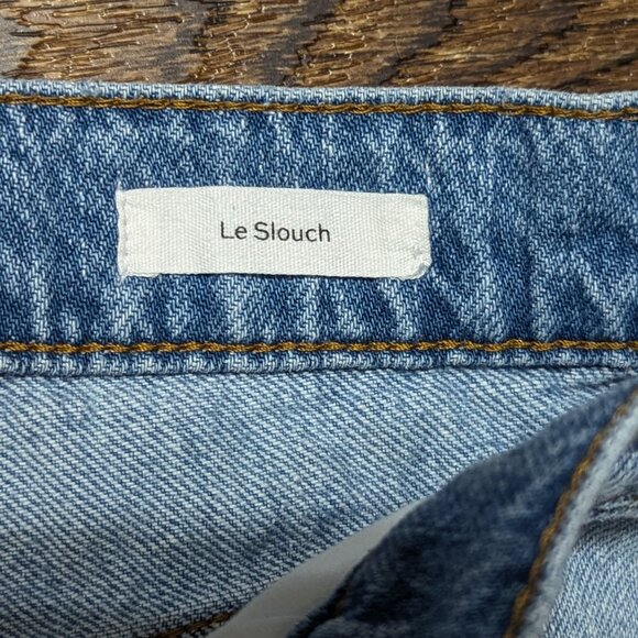 Frame Le Slouch Distressed Button Fly Jeans 26 - Picture 7 of 9